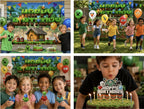 HappySet™ Pixel Birthday Party Decorations Kit with Backdrop