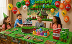 HappySet™ Pixel Birthday Party Decorations Kit with Backdrop