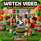 HappySet™ Pixel Birthday Party Decorations Kit with Banner